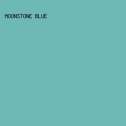 6EB8B5 - Moonstone Blue color image preview