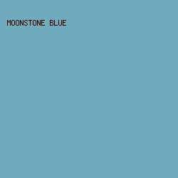 6FABBD - Moonstone Blue color image preview