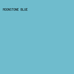6FBCCD - Moonstone Blue color image preview