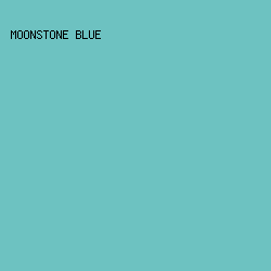 6dc2c1 - Moonstone Blue color image preview