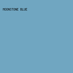 70A6C1 - Moonstone Blue color image preview