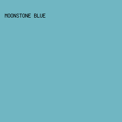 70B6C2 - Moonstone Blue color image preview
