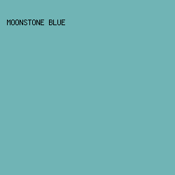 70b4b5 - Moonstone Blue color image preview