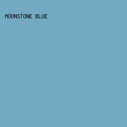 73A9C2 - Moonstone Blue color image preview