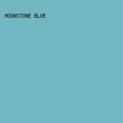 73B7C2 - Moonstone Blue color image preview