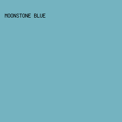 74B3C0 - Moonstone Blue color image preview