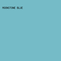 75BBC7 - Moonstone Blue color image preview