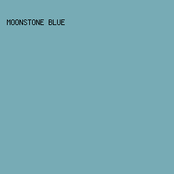 77ABB5 - Moonstone Blue color image preview