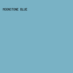 79B2C5 - Moonstone Blue color image preview