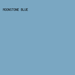 7AA7C2 - Moonstone Blue color image preview