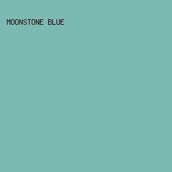 7BBAB3 - Moonstone Blue color image preview