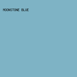 7EB3C5 - Moonstone Blue color image preview