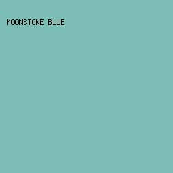 7cbeb6 - Moonstone Blue color image preview