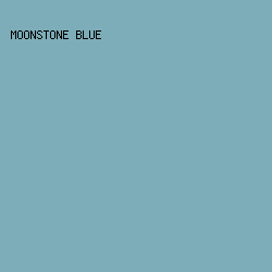 7dadb8 - Moonstone Blue color image preview
