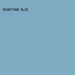 7eaac2 - Moonstone Blue color image preview