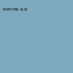 7fa9be - Moonstone Blue color image preview