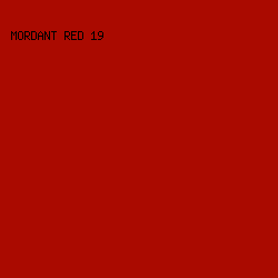 AA0A00 - Mordant Red 19 color image preview