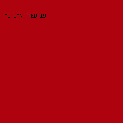ae030e - Mordant Red 19 color image preview