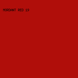 b00e0a - Mordant Red 19 color image preview