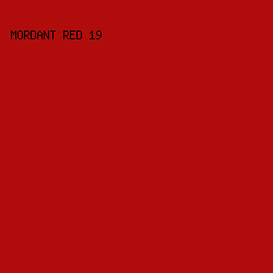 b10c0c - Mordant Red 19 color image preview