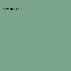 7BA58D - Morning Blue color image preview
