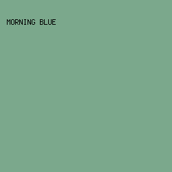 7BA88C - Morning Blue color image preview