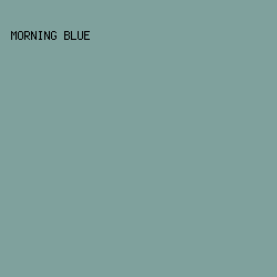 7FA19D - Morning Blue color image preview