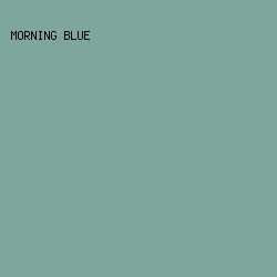 7ea69d - Morning Blue color image preview