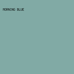 81aaa5 - Morning Blue color image preview