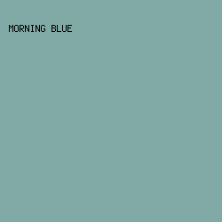 81aaa6 - Morning Blue color image preview