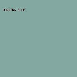 83A8A1 - Morning Blue color image preview