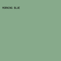87aa8b - Morning Blue color image preview