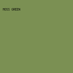 7b9053 - Moss Green color image preview