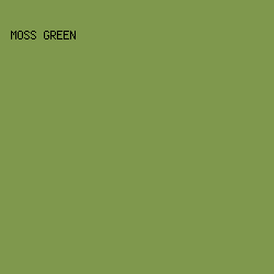 7f984d - Moss Green color image preview