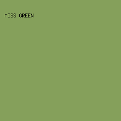 85a05b - Moss Green color image preview