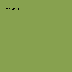 87A14F - Moss Green color image preview