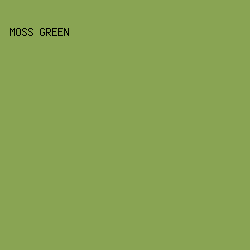 89a453 - Moss Green color image preview