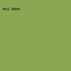 8AA854 - Moss Green color image preview