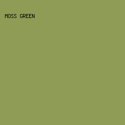 8E9C55 - Moss Green color image preview