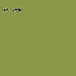 8a9749 - Moss Green color image preview