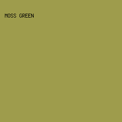 9E9C4C - Moss Green color image preview