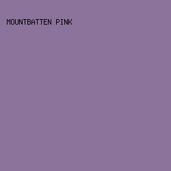 8C739C - Mountbatten Pink color image preview