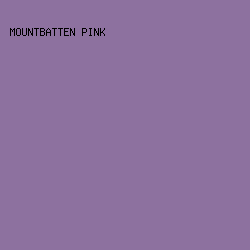8D719F - Mountbatten Pink color image preview