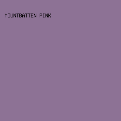 8D7295 - Mountbatten Pink color image preview