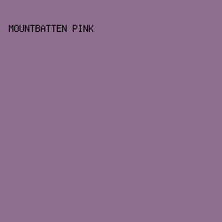 8E6F8F - Mountbatten Pink color image preview