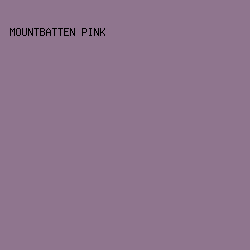 8F758E - Mountbatten Pink color image preview