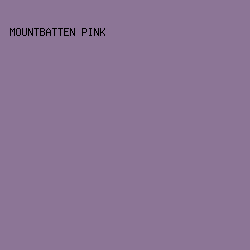 8c7596 - Mountbatten Pink color image preview