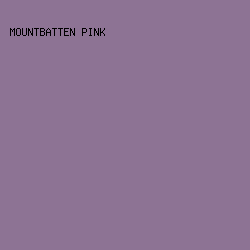 8d7394 - Mountbatten Pink color image preview