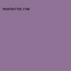 8f7296 - Mountbatten Pink color image preview