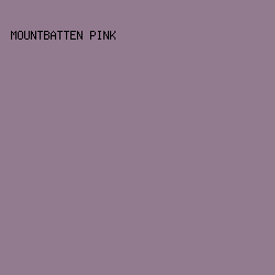 927A8F - Mountbatten Pink color image preview